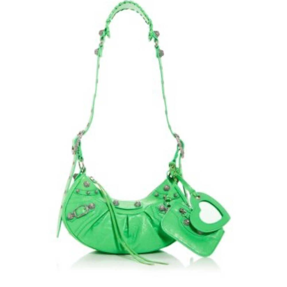 Balenciaga Le Cagole shoulder bag in vivid green NWT